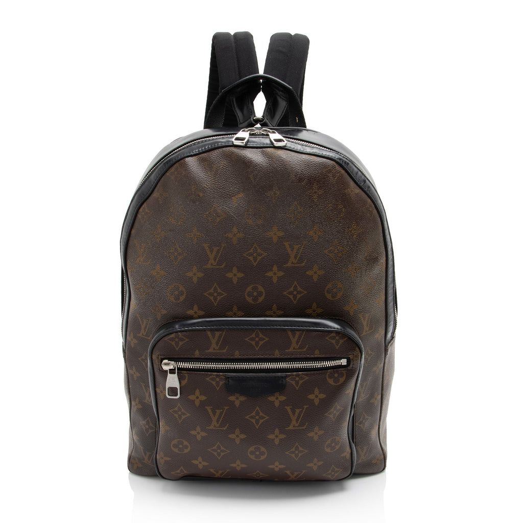 Louis Vuitton Monogram Canvas Macassar Josh Backpack - FINAL SALE (SHF-Y0YYV1)