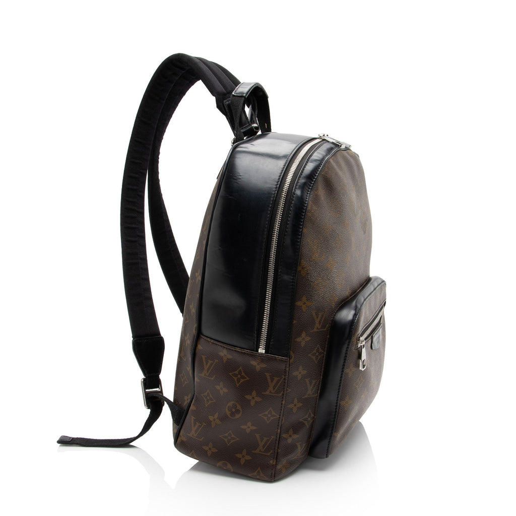 Louis Vuitton Monogram Canvas Macassar Josh Backpack - FINAL SALE (SHF-Y0YYV1)