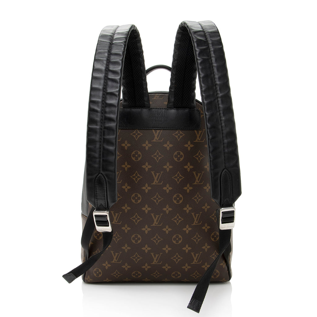 Louis Vuitton Monogram Canvas Macassar Josh Backpack (SHF-22161)