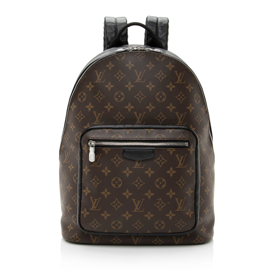 Louis Vuitton Monogram Canvas Macassar Josh Backpack (SHF-22161)