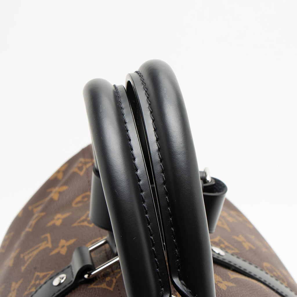 Louis Vuitton Monogram Canvas Macassar Keepall Bandouliere 45 Duffle