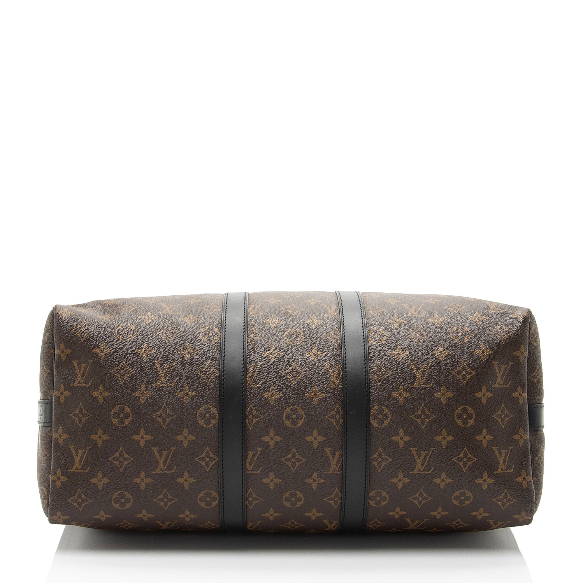 Louis Vuitton Monogram Canvas Macassar Keepall Bandouliere 45 Duffle