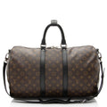 Louis Vuitton Monogram Canvas Macassar Keepall Bandouliere 45 Duffle