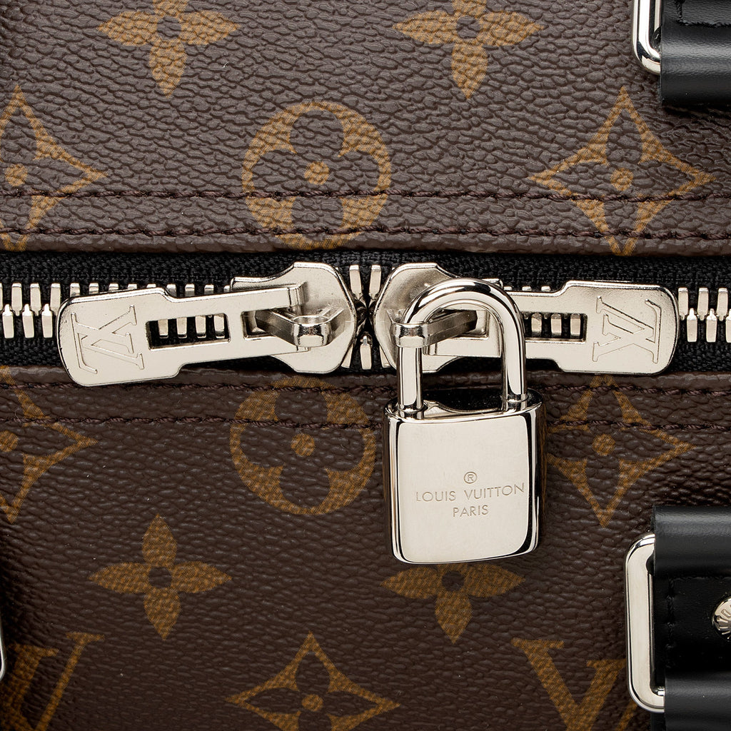 Louis Vuitton Monogram Canvas Macassar Keepall Bandouliere 45 Duffle