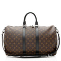 Louis Vuitton Monogram Canvas Macassar Keepall Bandouliere 45 Duffle