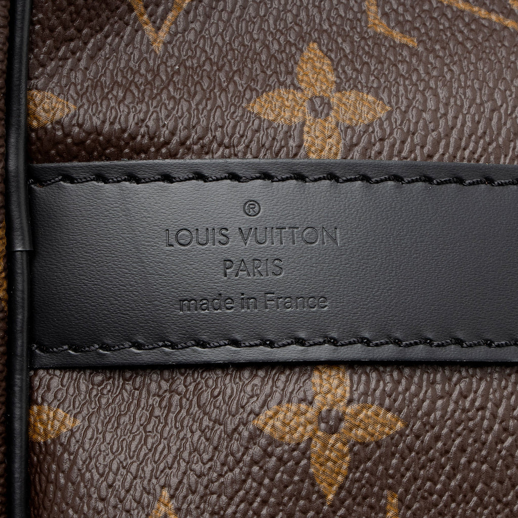 Louis Vuitton Monogram Canvas Macassar Keepall Bandouliere 45 Duffle