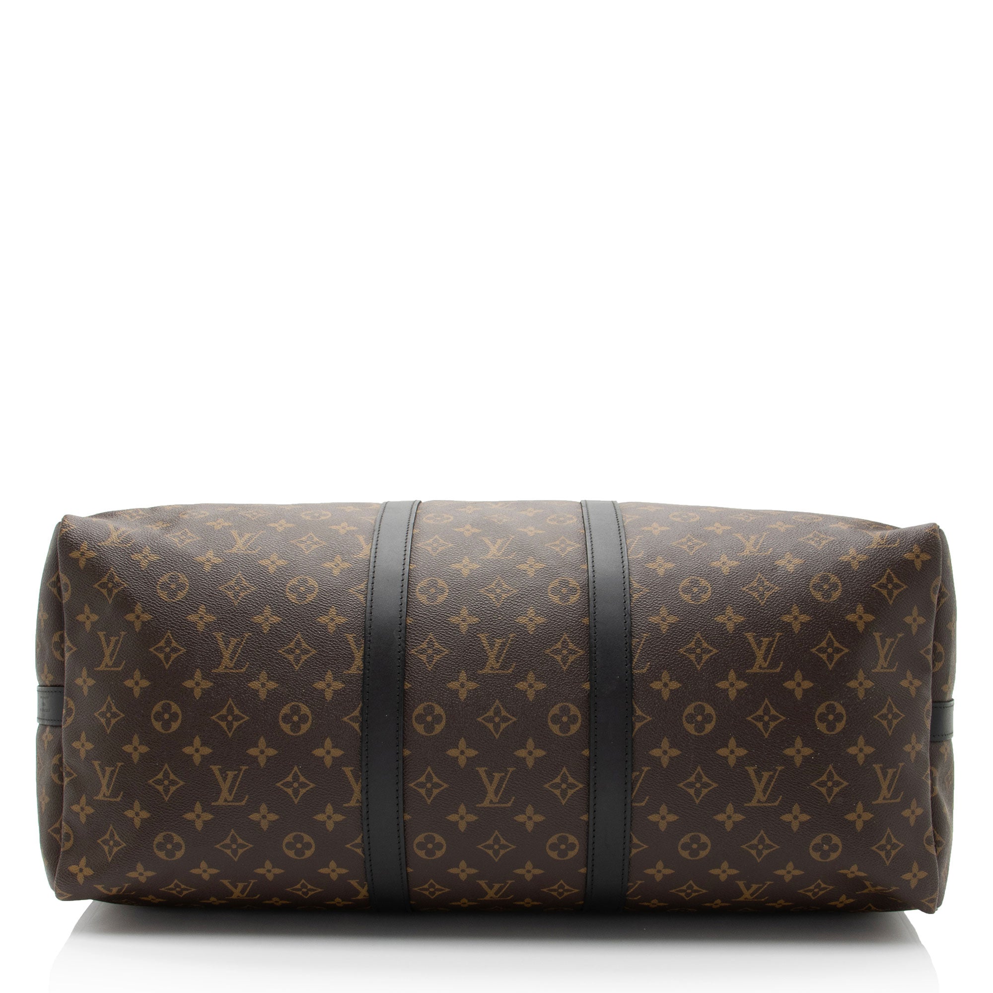 Louis Vuitton Monogram Canvas Macassar Keepall Bandouliere 55 Duffle
