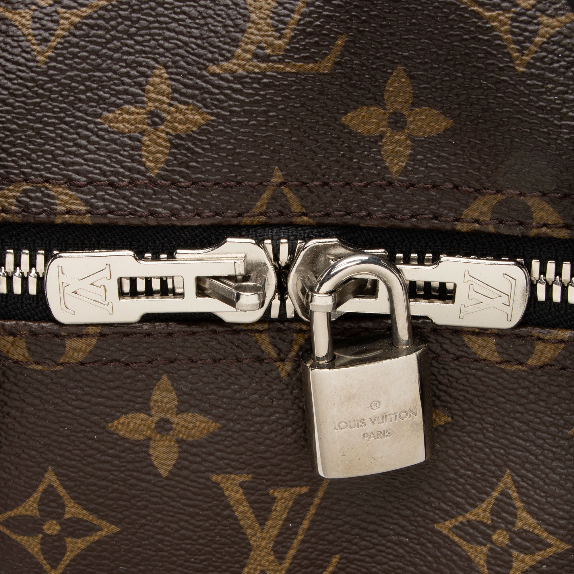 Louis Vuitton Monogram Canvas Macassar Keepall Bandouliere 55 Duffle