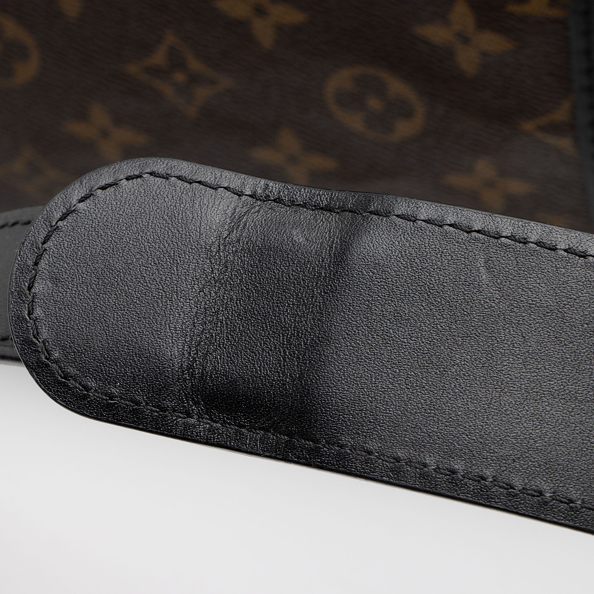 Louis Vuitton Monogram Canvas Macassar Keepall Bandouliere 55 Duffle