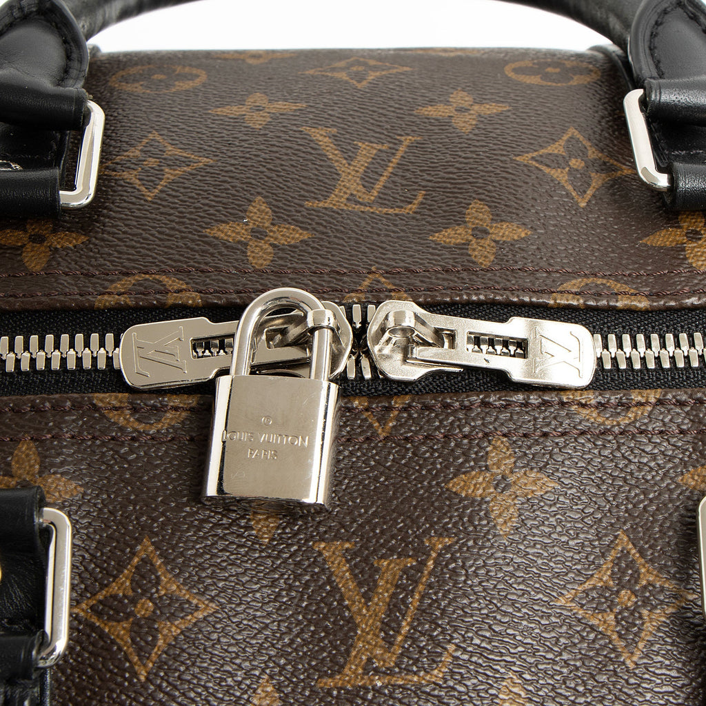 Louis Vuitton Monogram Canvas Macassar Keepall Bandouliere 55 Duffle