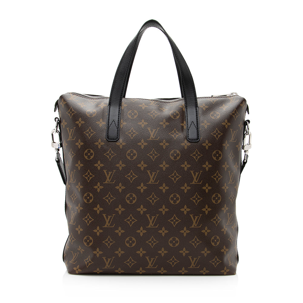 Louis Vuitton Monogram Canvas Macassar Kitan Tote (SHF-20598)
