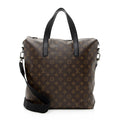 Louis Vuitton Monogram Canvas Macassar Kitan Tote (SHF-20598)