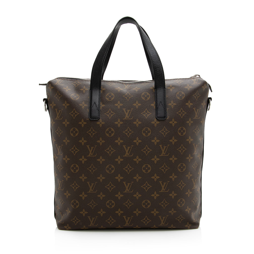 Louis Vuitton Monogram Canvas Macassar Kitan Tote (SHF-22793)