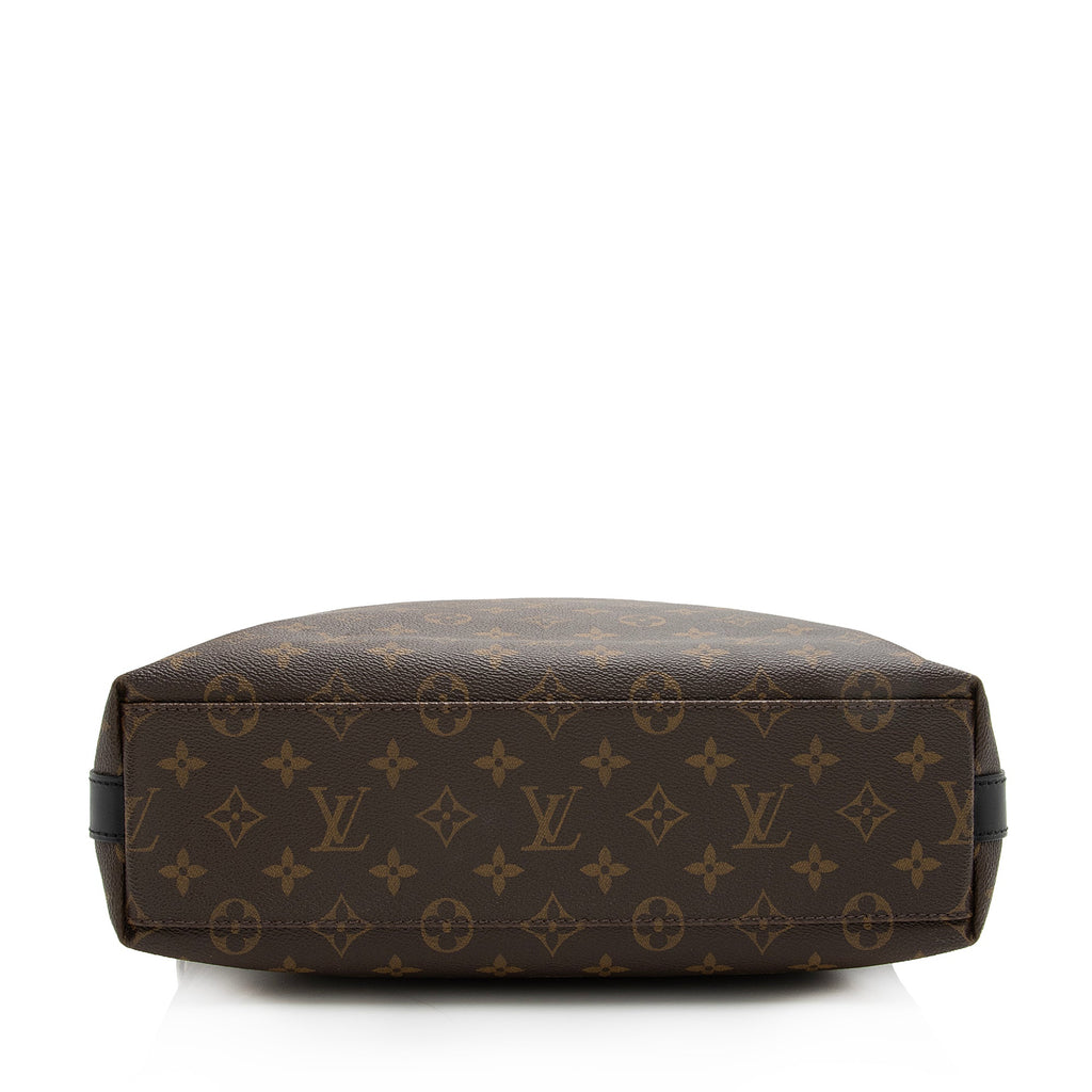 Louis Vuitton Monogram Canvas Macassar Kitan Tote (SHF-22793)