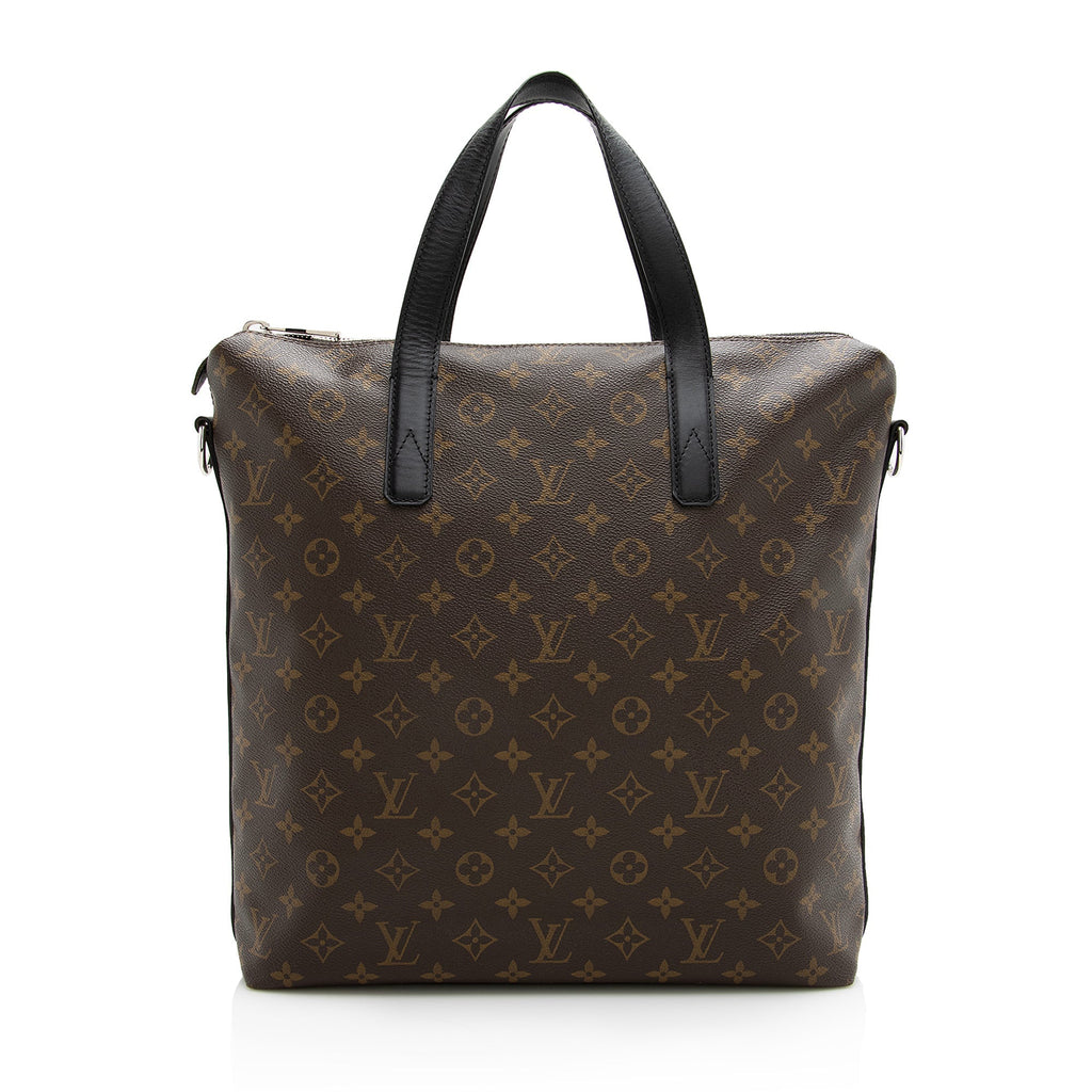 Louis Vuitton Monogram Canvas Macassar Kitan Tote (SHF-22793)