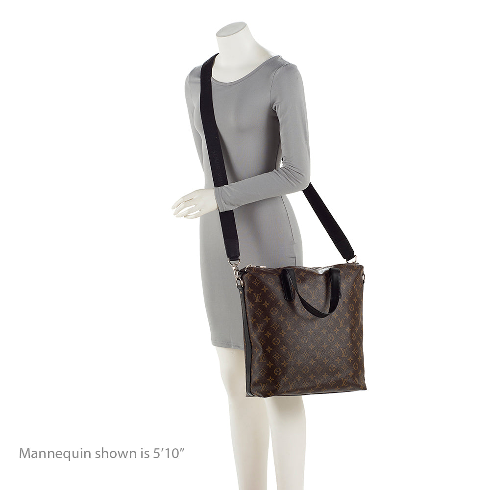Louis Vuitton Monogram Canvas Macassar Kitan Tote (SHF-USvORt)