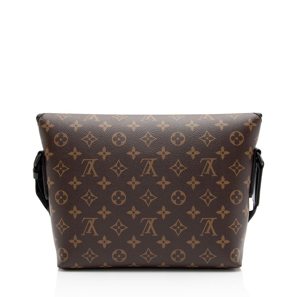 Louis Vuitton Monogram Canvas Macassar Magnetic Messenger Bag (SHF-BGZYyW)