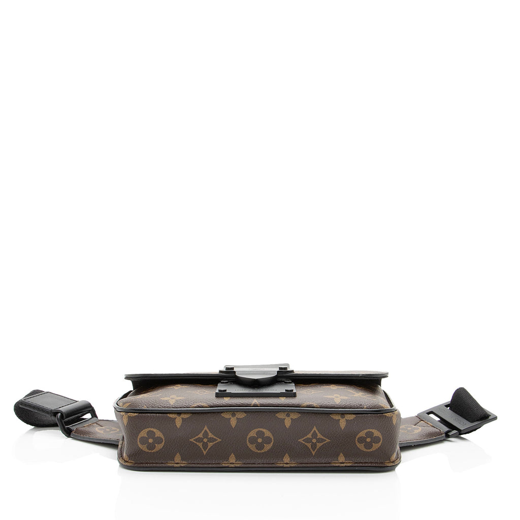Louis Vuitton Monogram Canvas Macassar S Lock Sling Bag