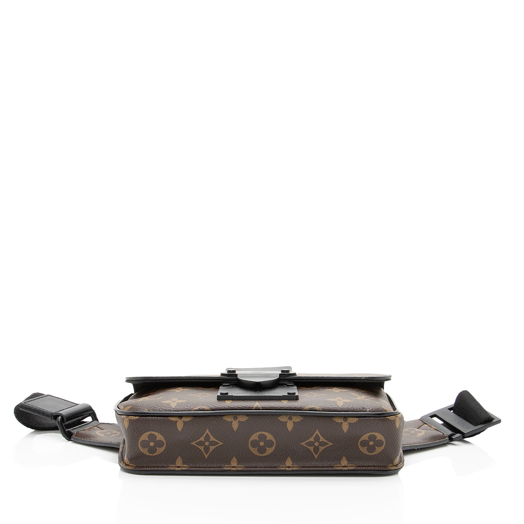 Louis Vuitton Monogram Canvas Macassar S Lock Sling Bag