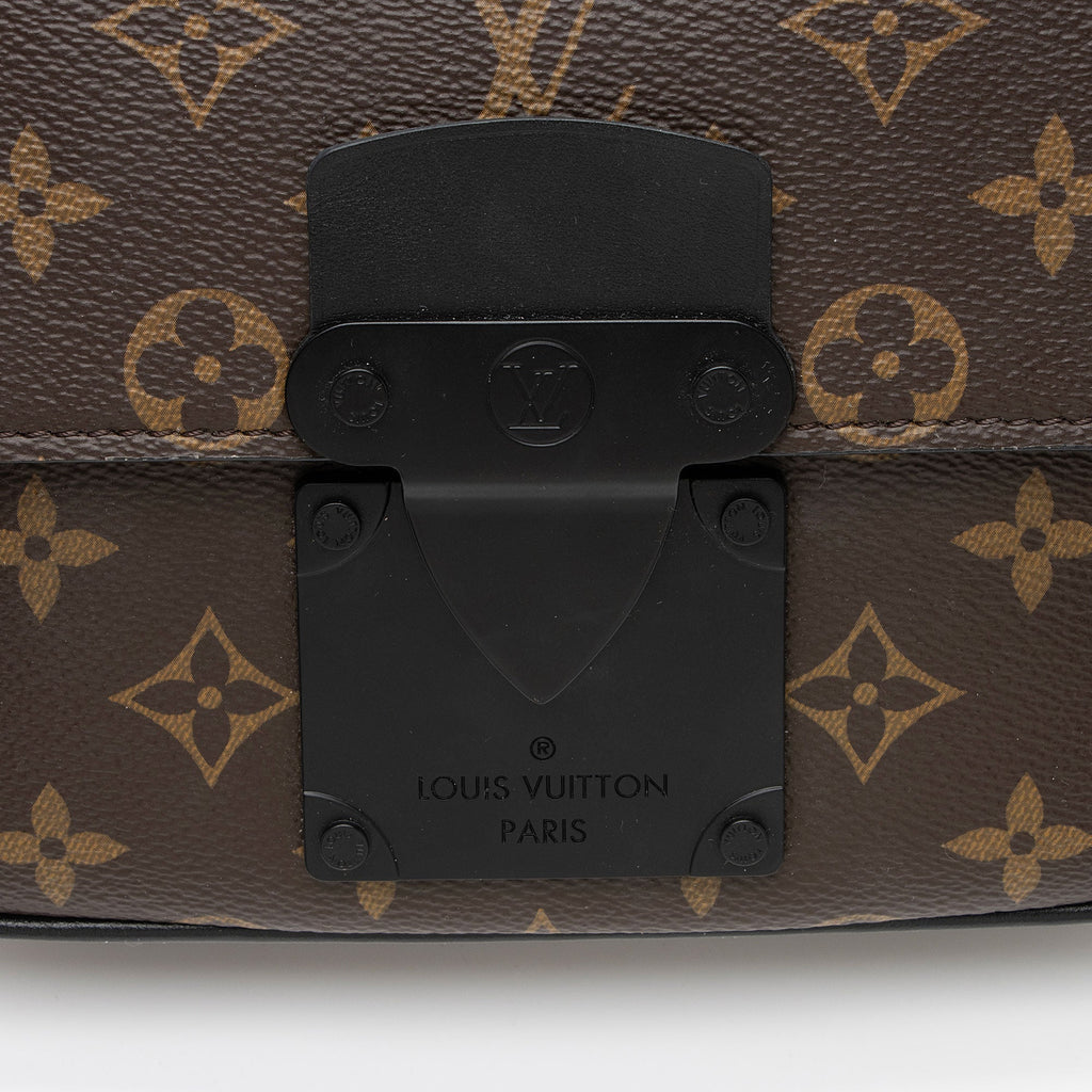 Louis Vuitton Monogram Canvas Macassar S Lock Sling Bag