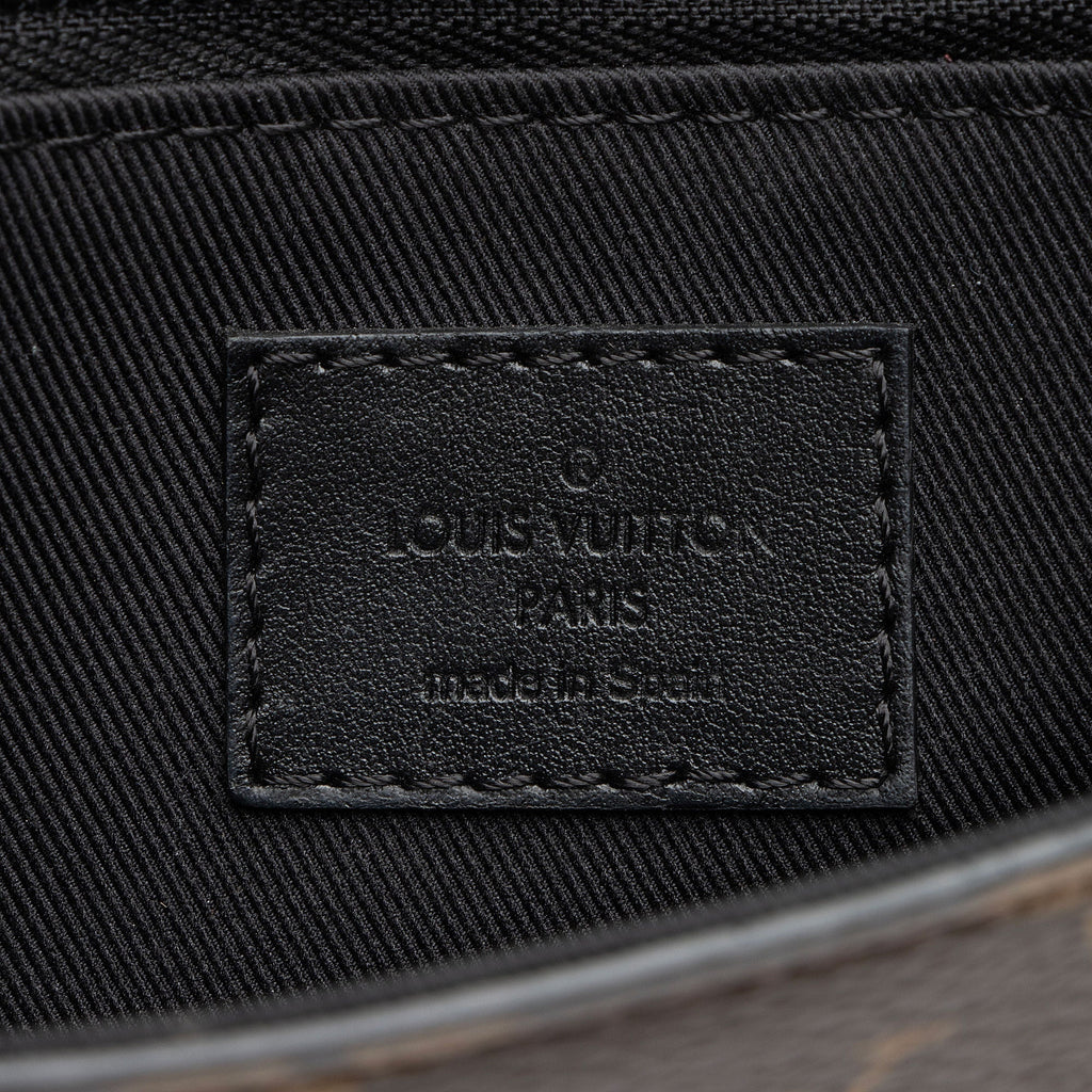 Louis Vuitton Monogram Canvas Macassar S Lock Sling Bag