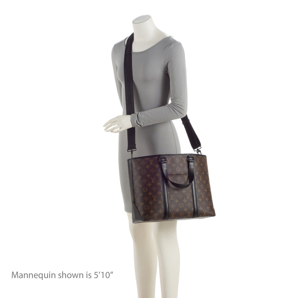 Louis Vuitton Monogram Canvas Macassar Weekend PM Tote (SHF-IgfWsf)