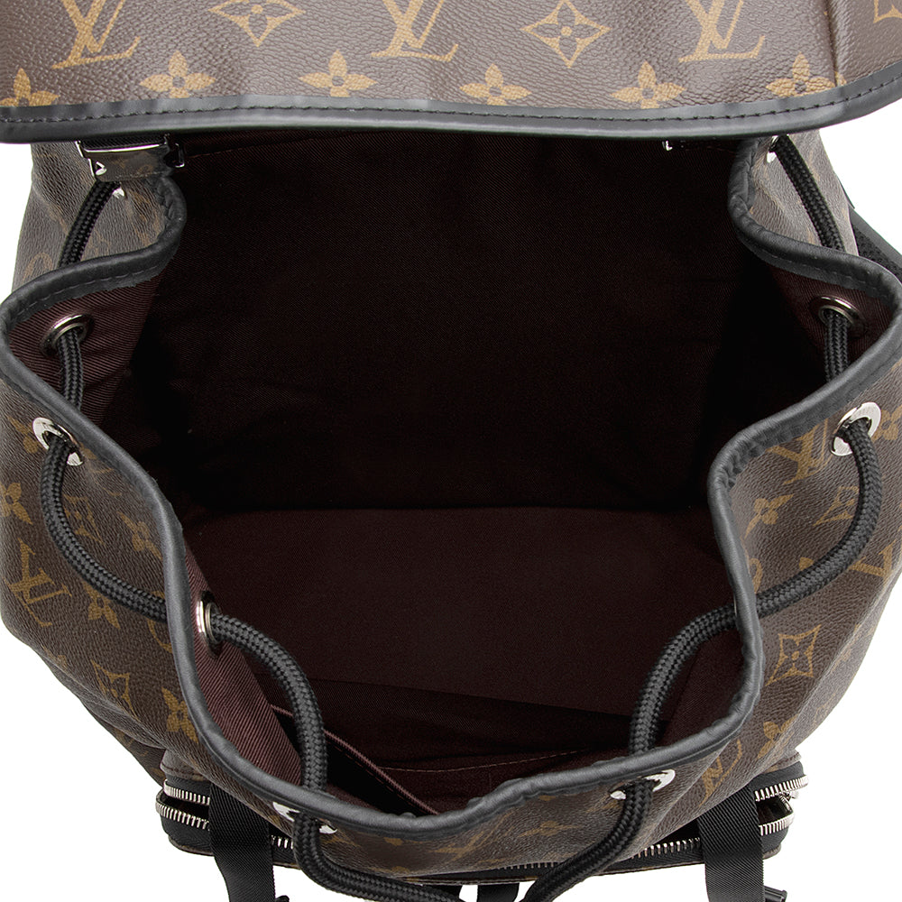 Louis Vuitton Monogram Canvas Macassar Zack Backpack (SHF-20982)