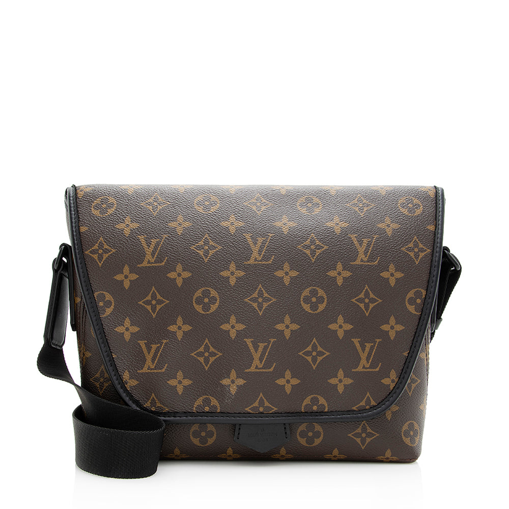 Louis Vuitton Monogram Macassar Magnetic Messenger Bag (SHF-19578)