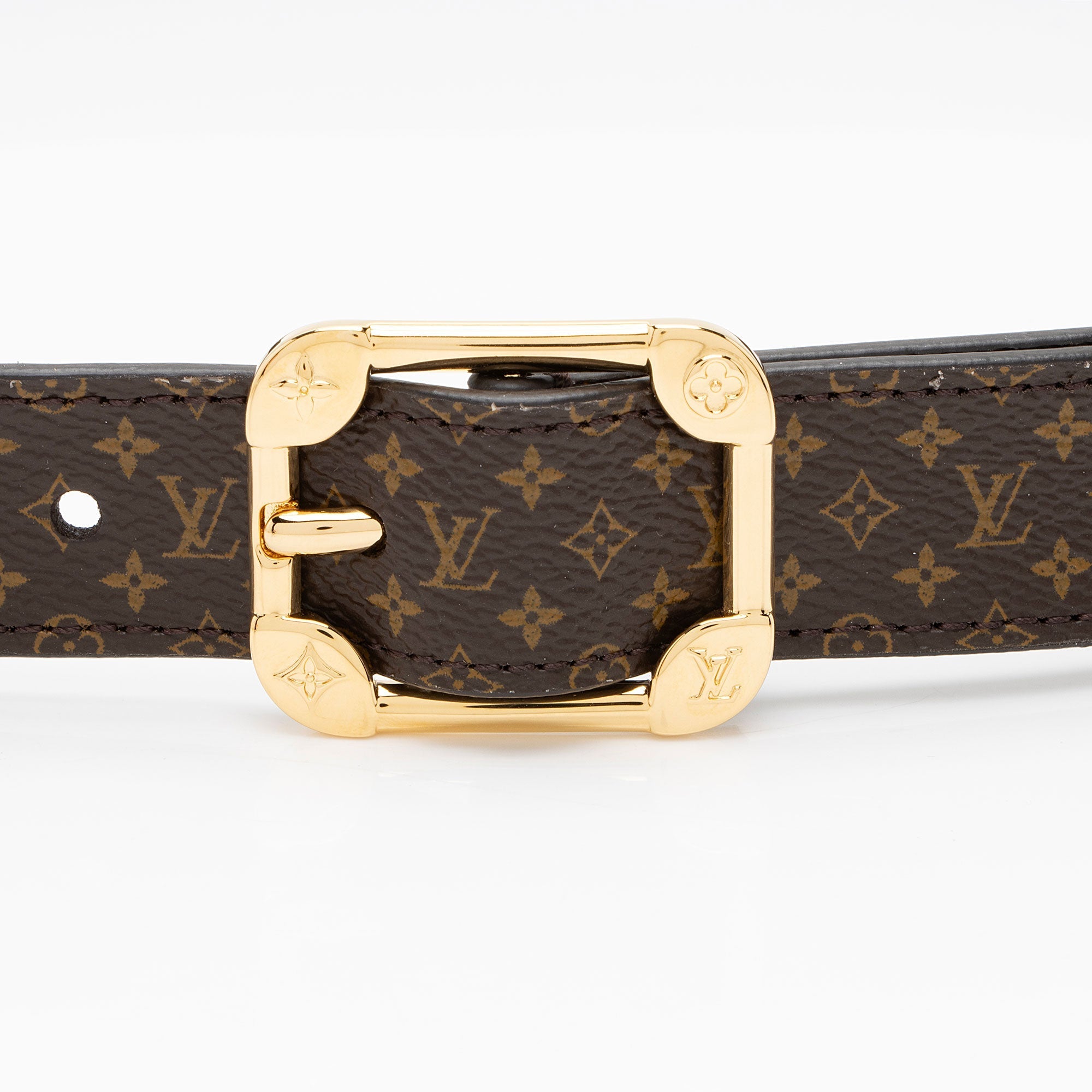 Louis Vuitton Mini Monogram Canvas Malletier Belt - Size 36 / 90