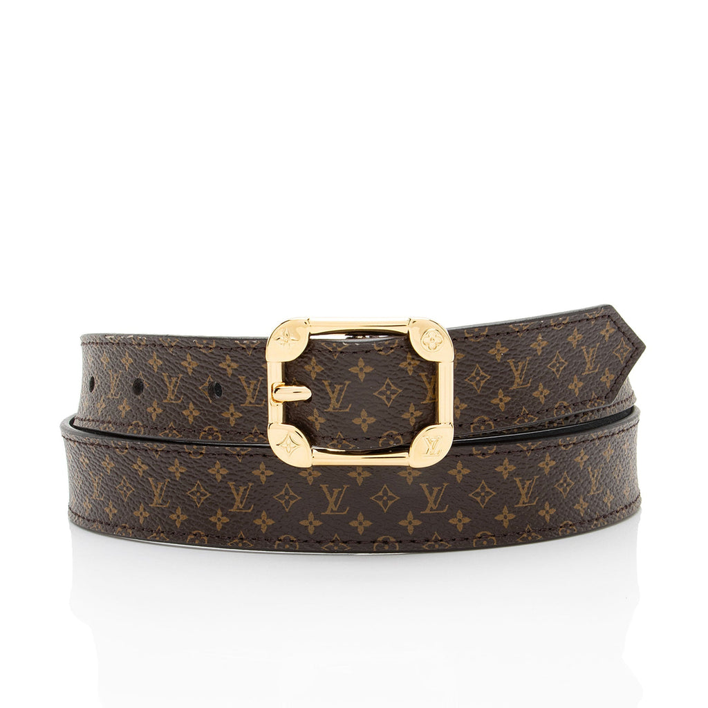 Louis Vuitton Mini Monogram Canvas Malletier Belt - Size 36 / 90