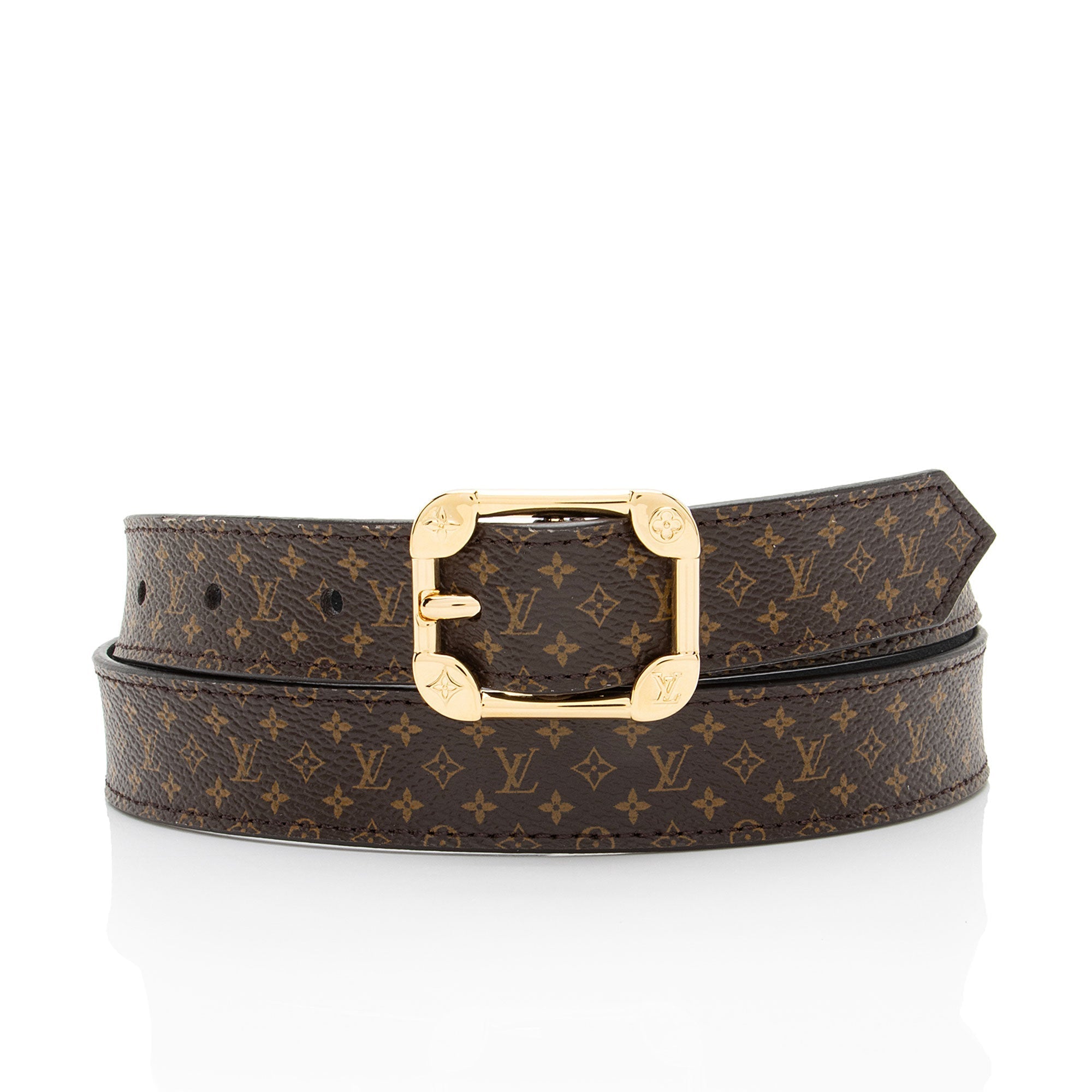 Louis Vuitton Mini Monogram Canvas Malletier Belt - Size 36 / 90