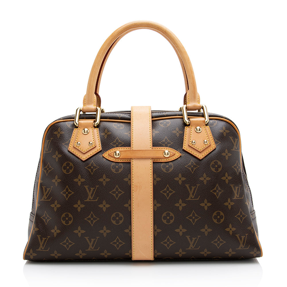 Louis Vuitton Monogram Canvas Manhattan GM Satchel (SHF-21649)