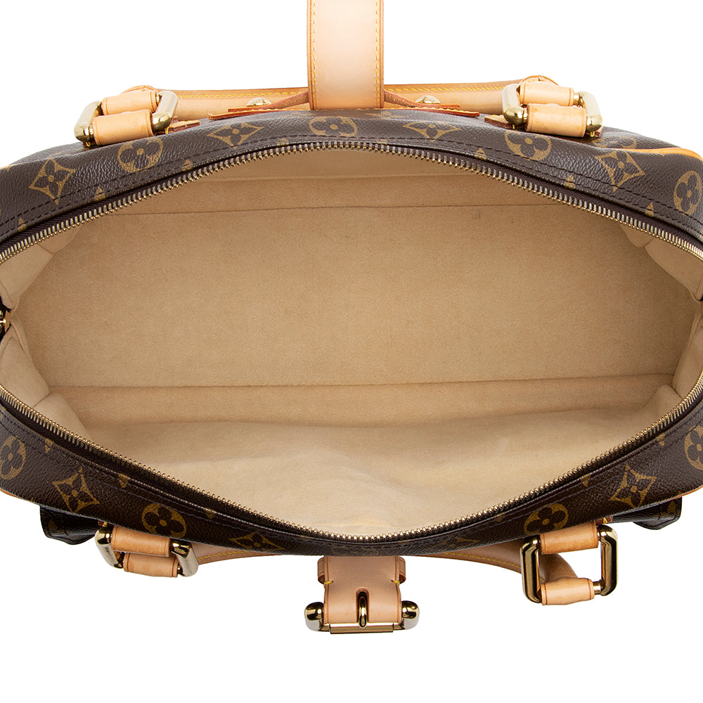 Louis Vuitton Monogram Canvas Manhattan GM Satchel (SHF-21649)