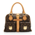 Louis Vuitton Monogram Canvas Manhattan GM Satchel (SHF-23297)