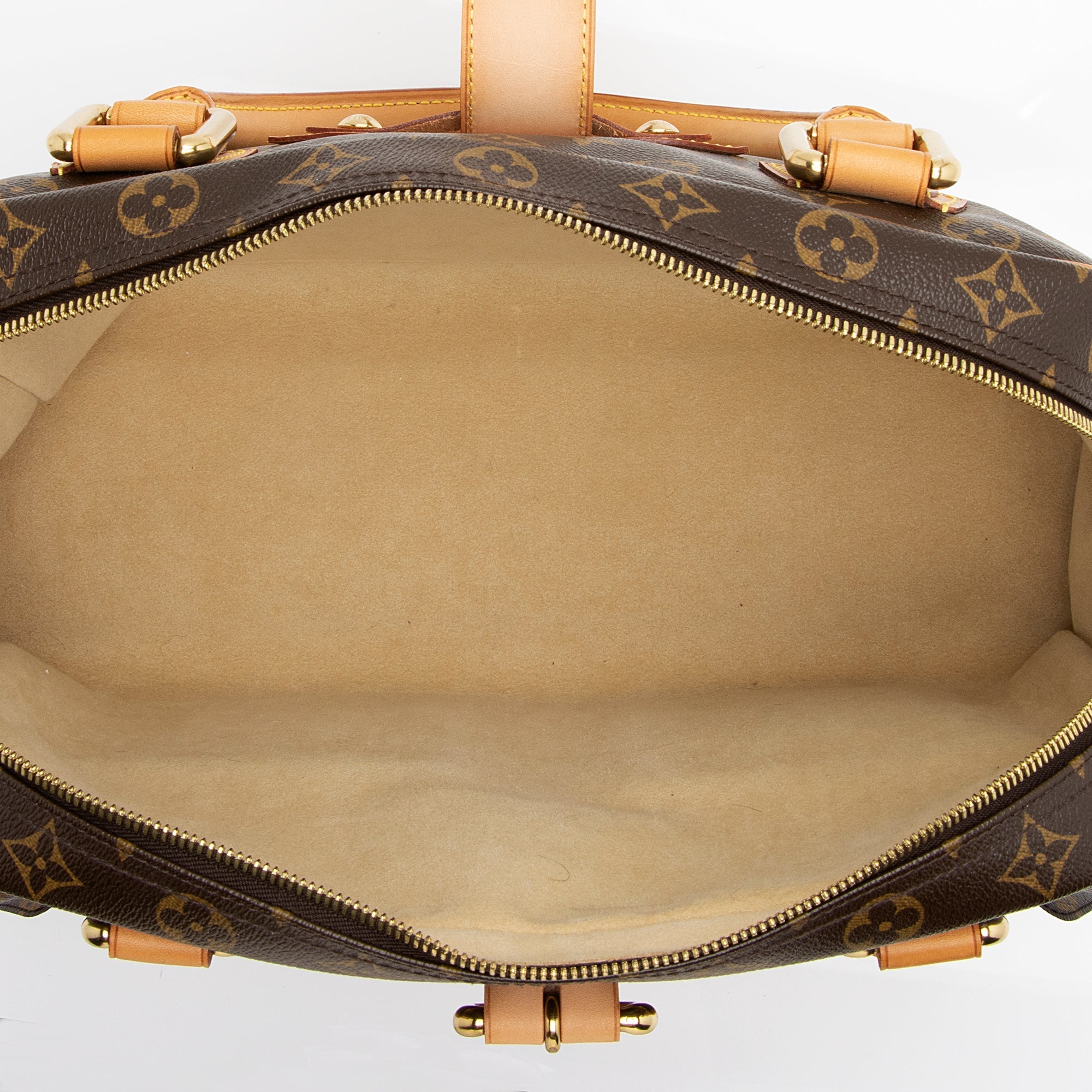 Louis Vuitton Monogram Canvas Manhattan GM Satchel (SHF-23297)