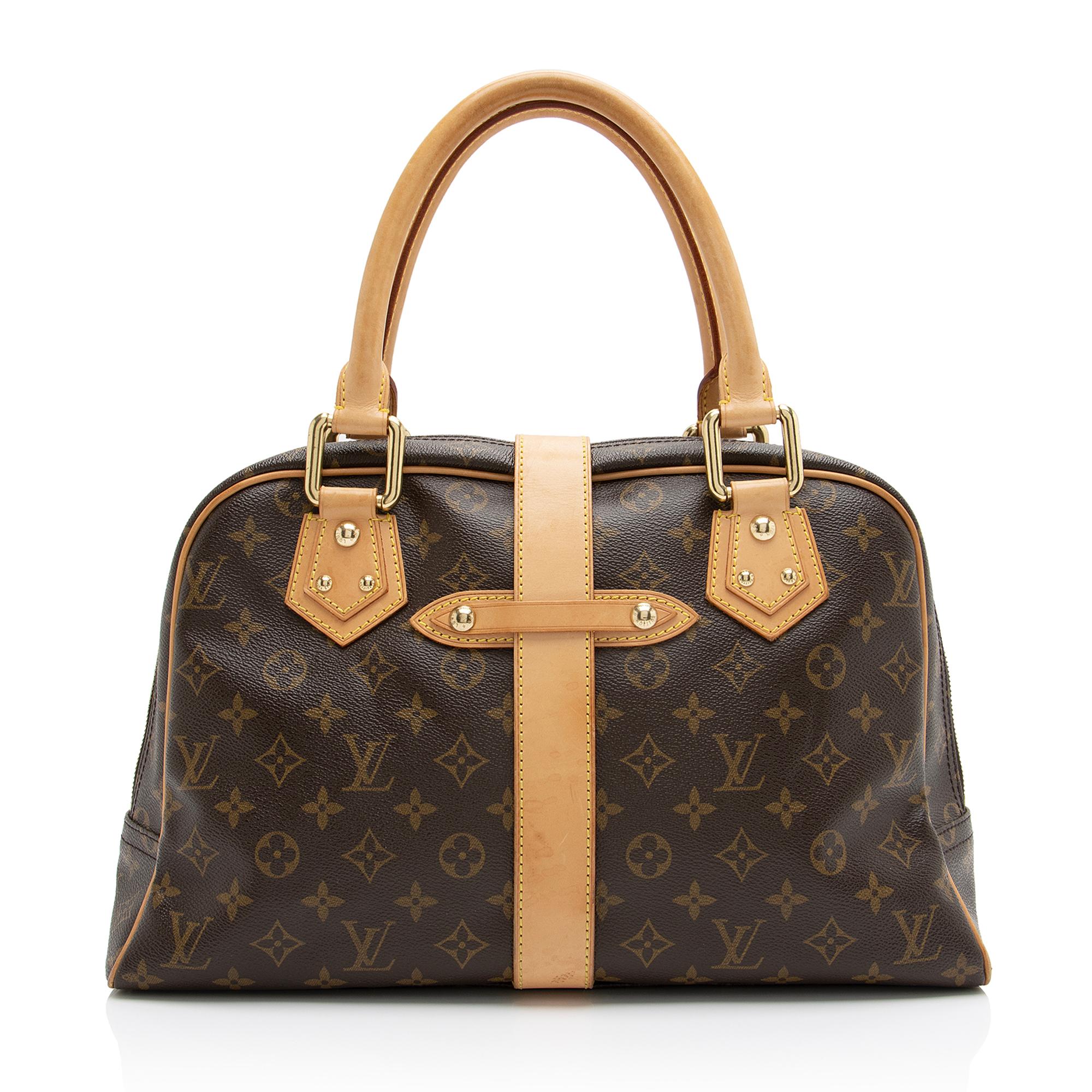 Louis Vuitton Monogram Canvas Manhattan GM Satchel (SHF-23430)