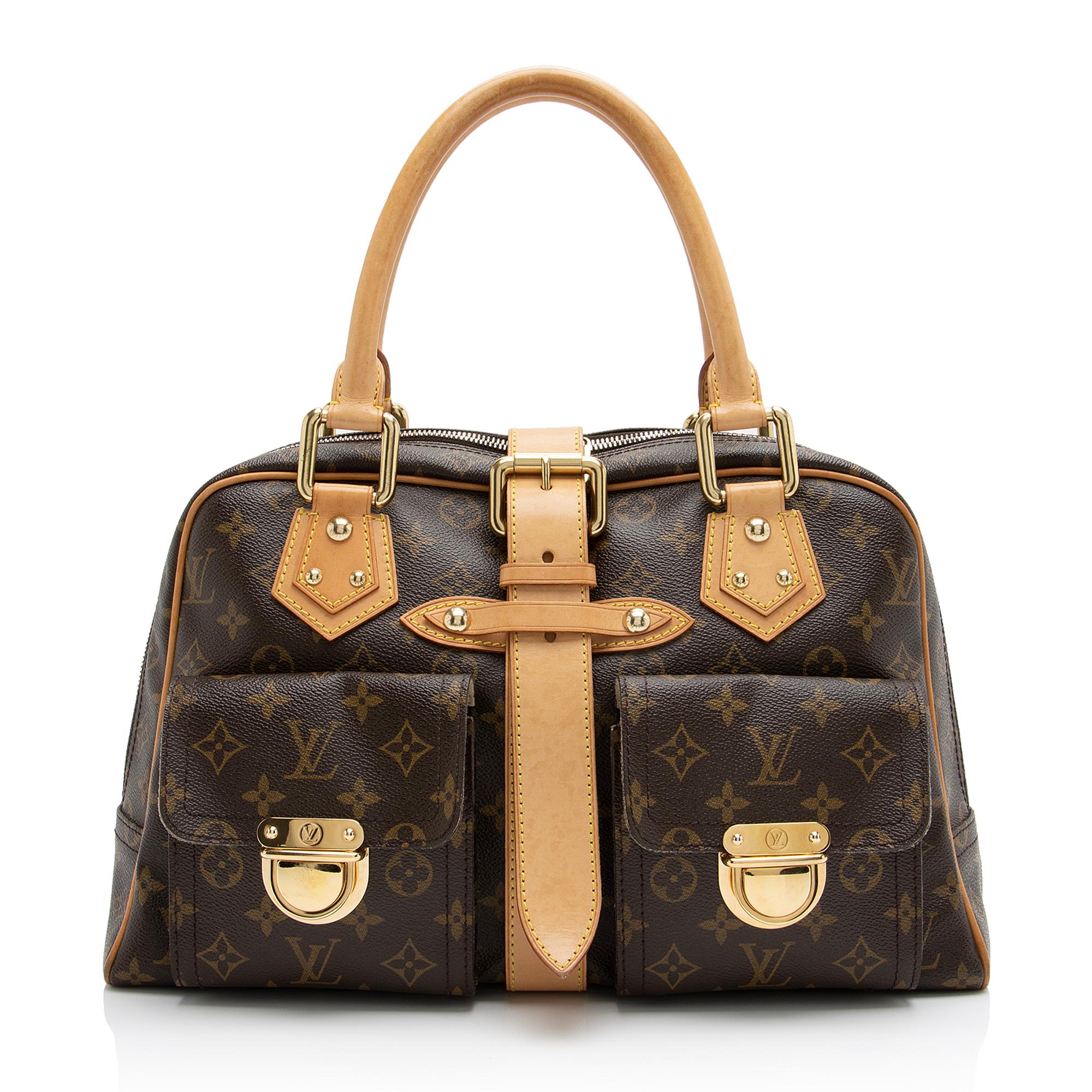Louis Vuitton Monogram Canvas Manhattan GM Satchel (SHF-23430)