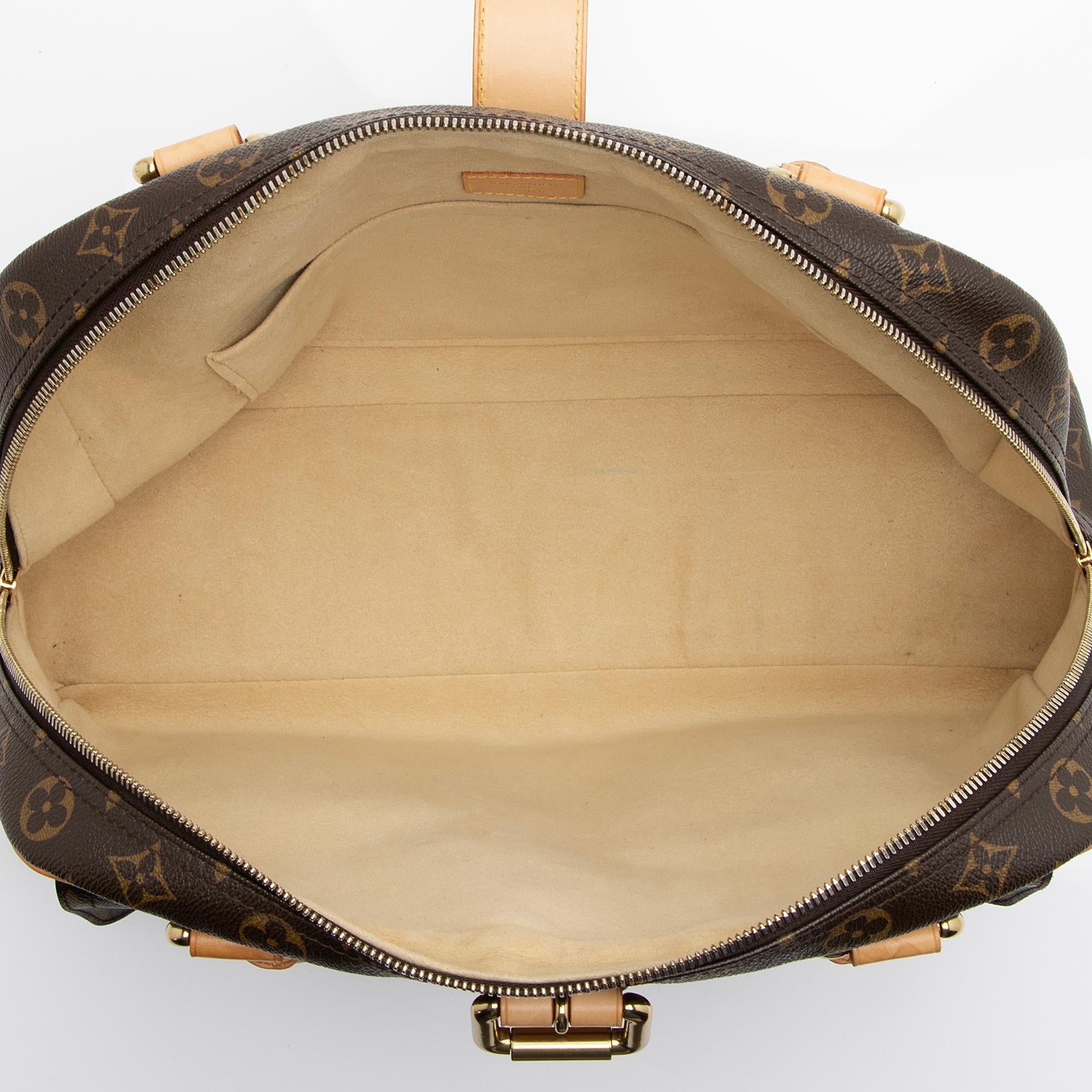 Louis Vuitton Monogram Canvas Manhattan GM Satchel (SHF-23430)