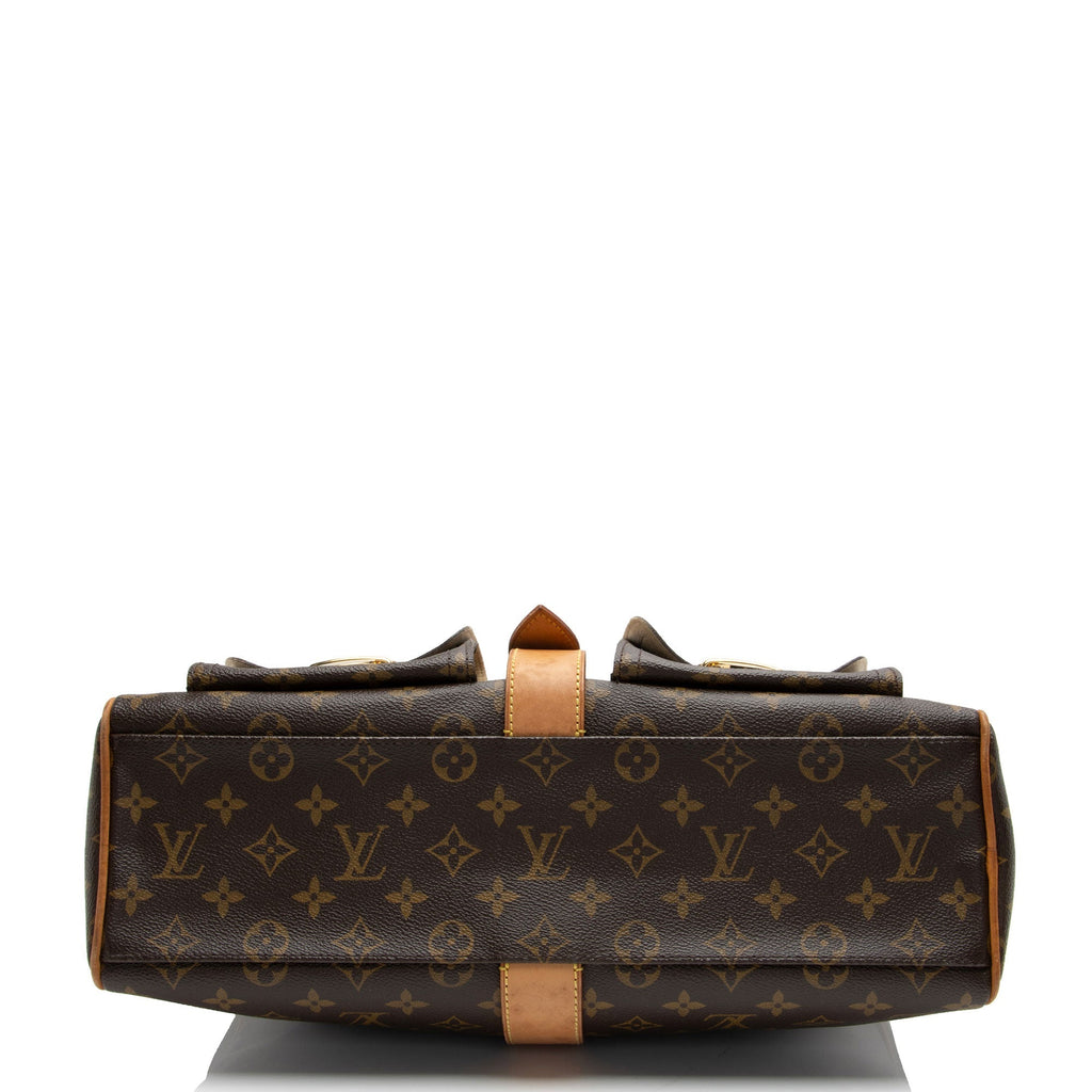 Louis Vuitton Monogram Canvas Manhattan GM Satchel (SHF-g81fuD)