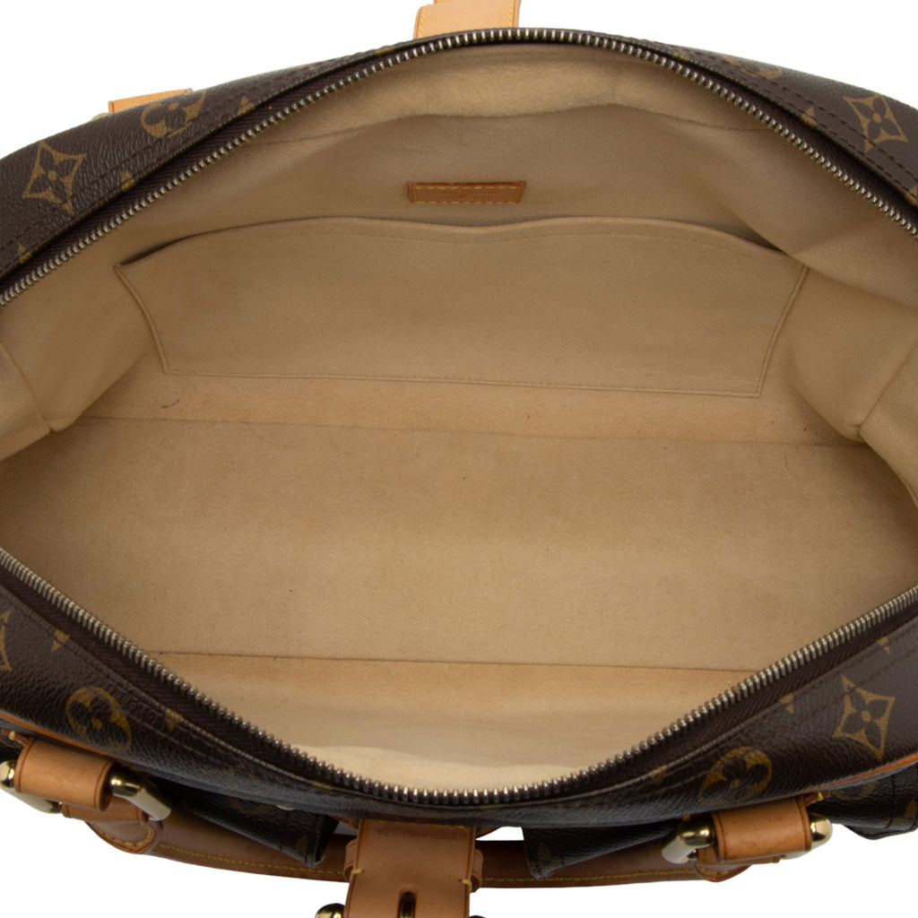 Louis Vuitton Monogram Canvas Manhattan GM Satchel (SHF-g81fuD)