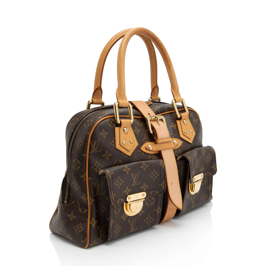Louis Vuitton Monogram Canvas Manhattan GM Satchel (SHF-g81fuD)