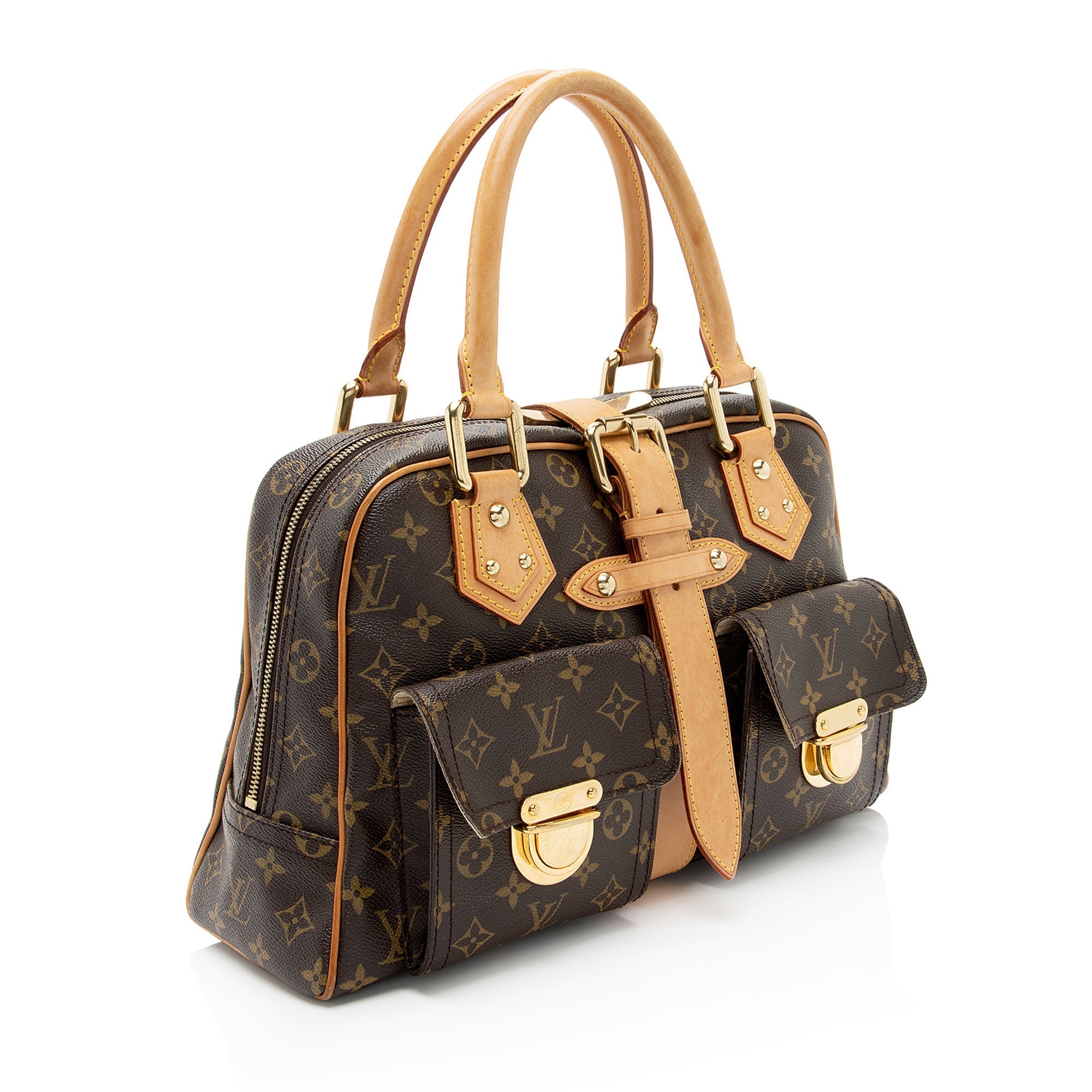 Louis Vuitton Monogram Canvas Manhattan GM Satchel (SHF-23nqTq)