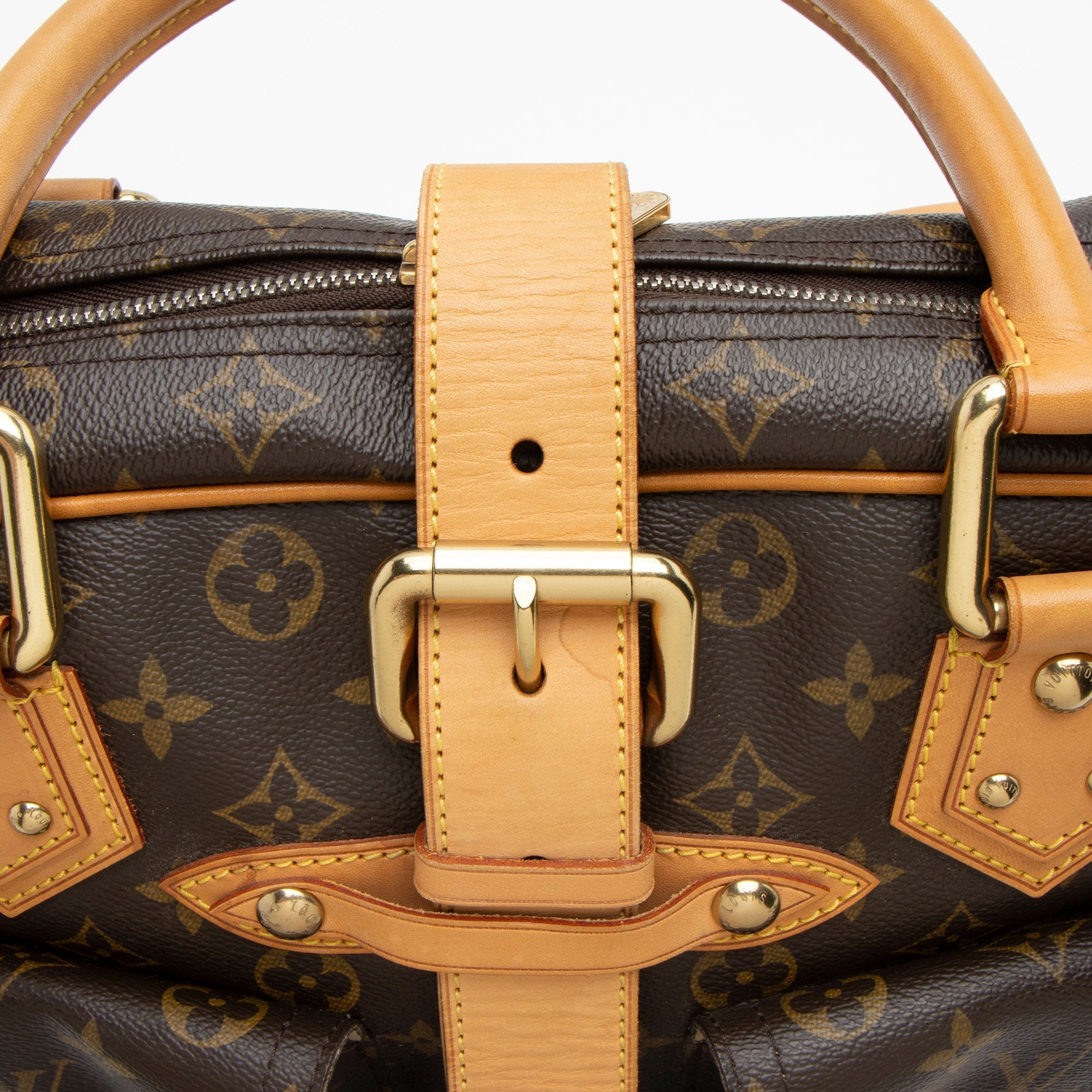 Louis Vuitton Monogram Canvas Manhattan GM Satchel (SHF-FGlzW5)