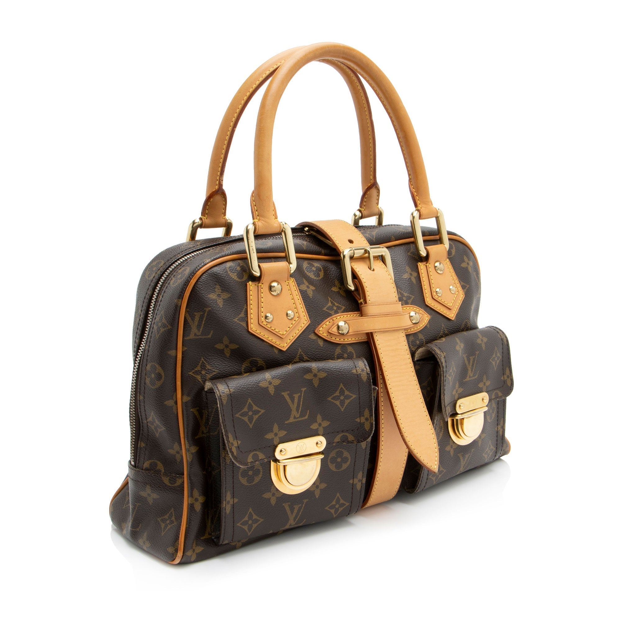 Louis Vuitton Monogram Canvas Manhattan GM Satchel (SHF-FGlzW5)