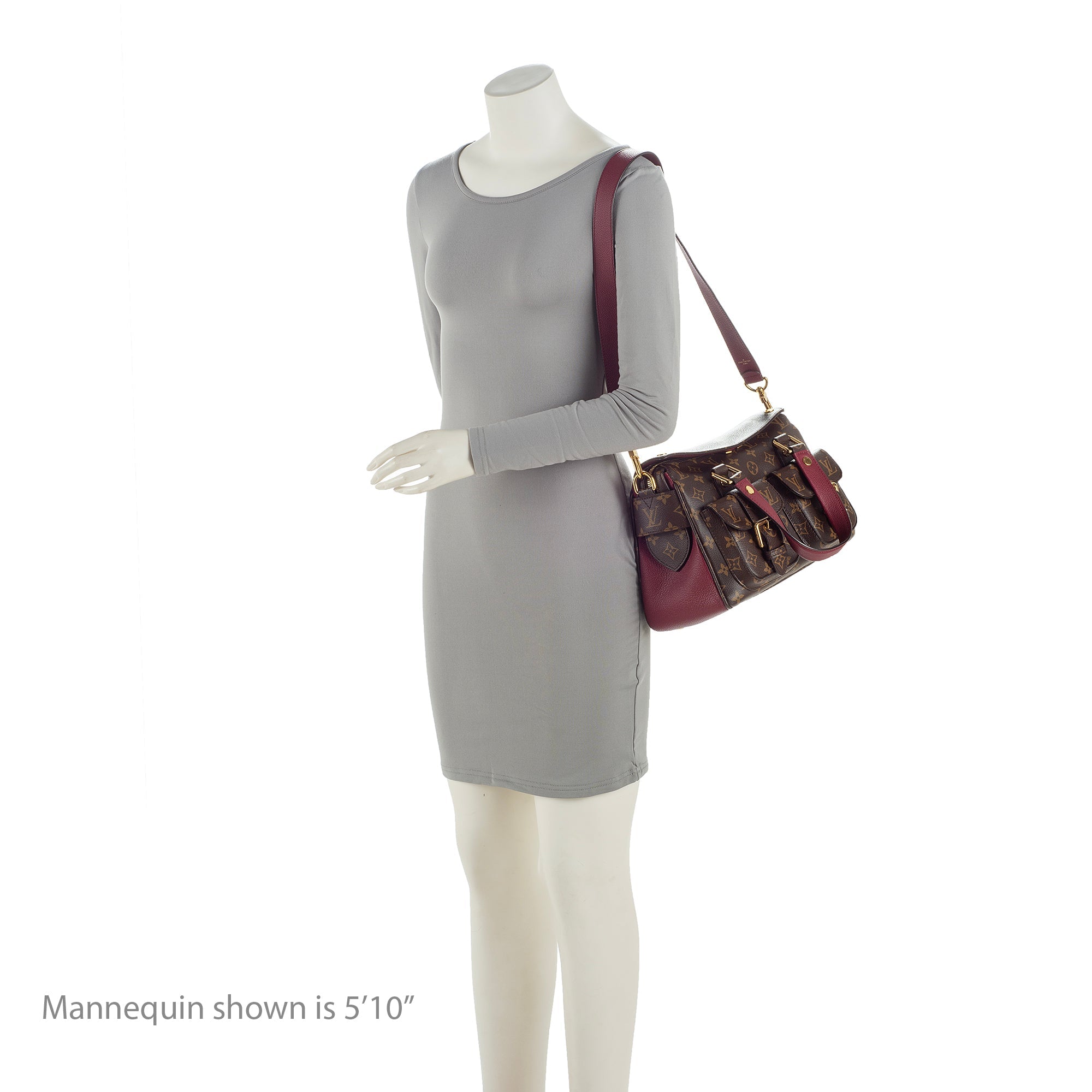 Louis Vuitton Monogram Canvas Manhattan NM Satchel (SHF-23296)