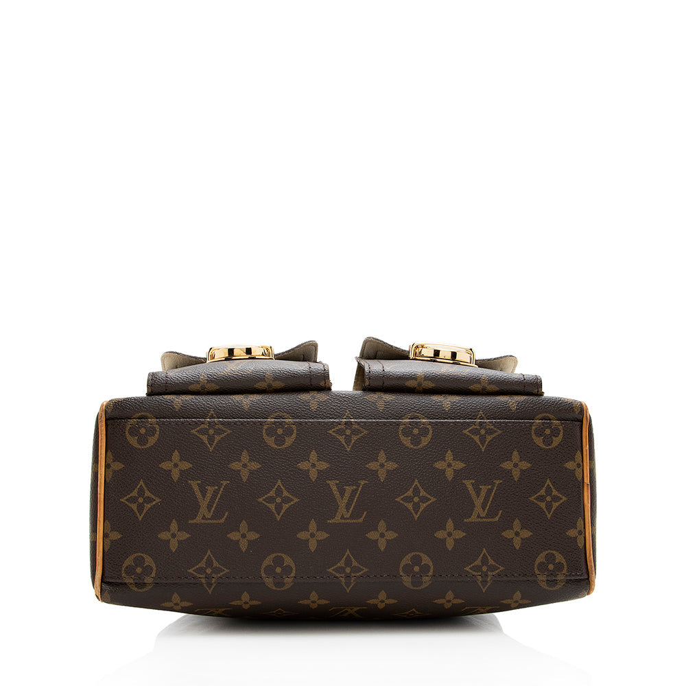 Louis Vuitton Monogram Canvas Manhattan PM Satchel (SHF-18708)