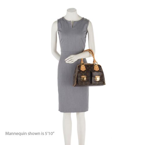 Louis Vuitton Monogram Canvas Manhattan PM Satchel (SHF-18708)