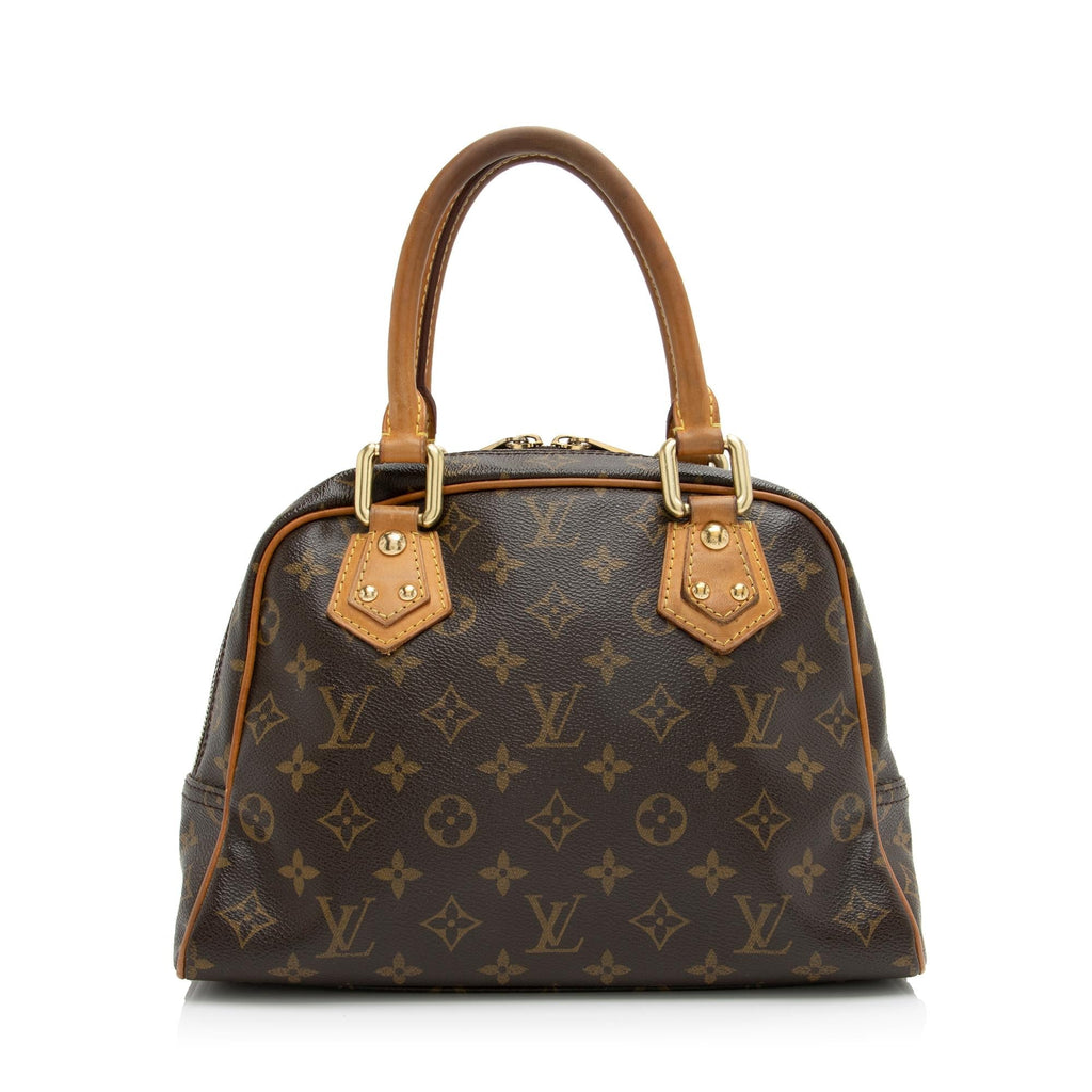 Louis Vuitton Monogram Canvas Manhattan PM Satchel (SHF-23846)