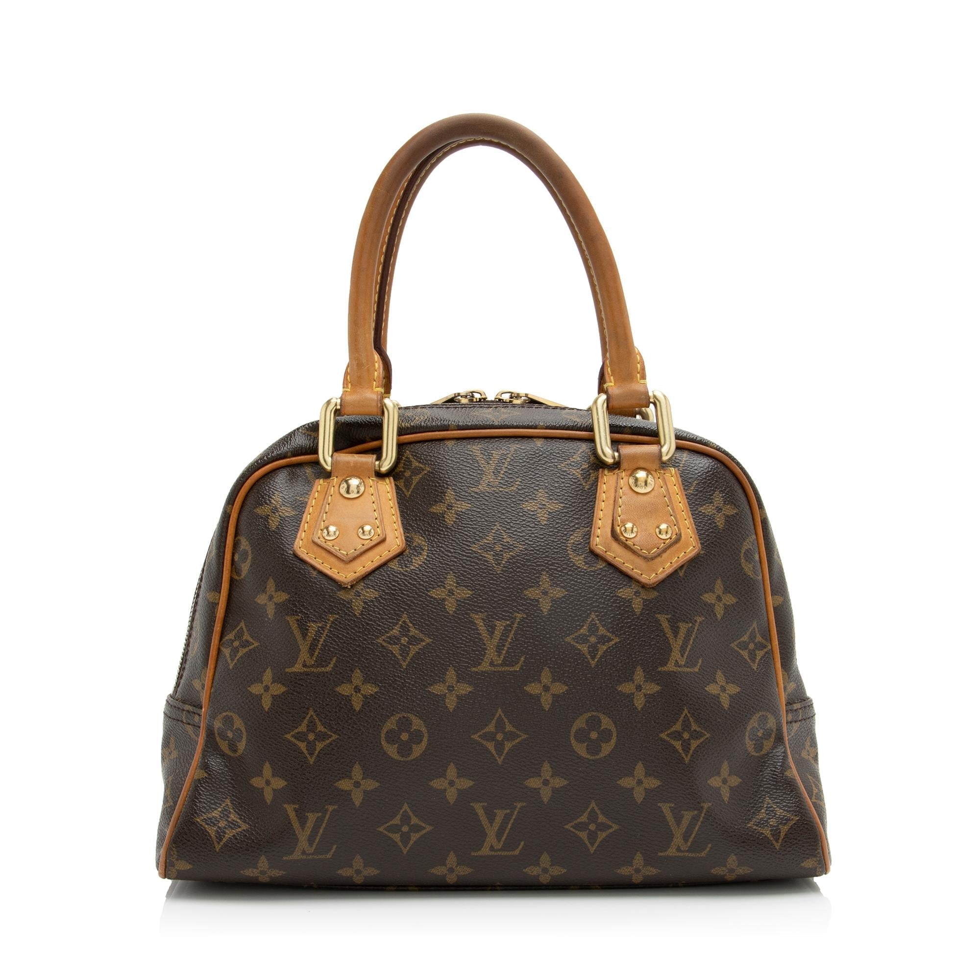 Louis Vuitton Monogram Canvas Manhattan PM Satchel (SHF-23846)