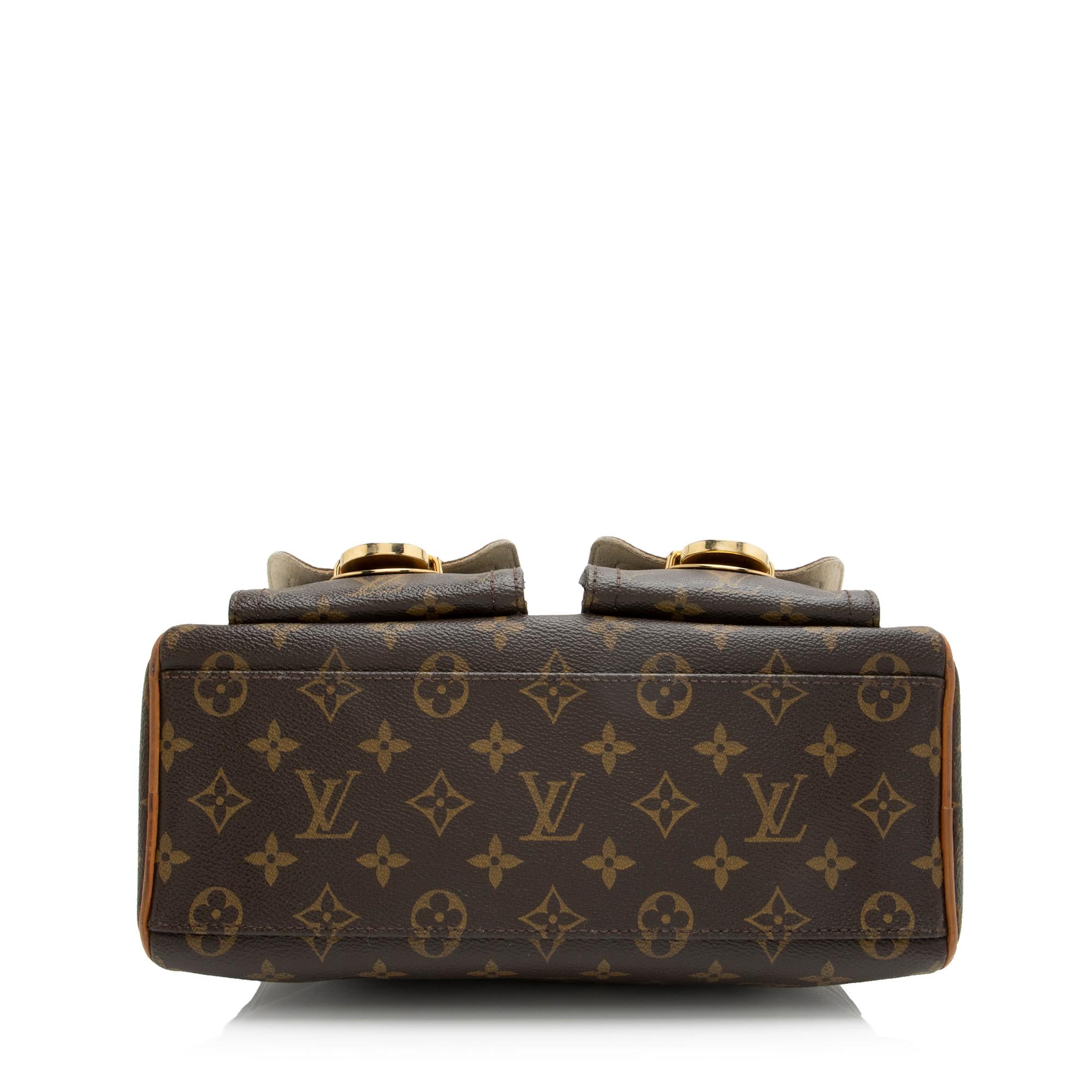 Louis Vuitton Monogram Canvas Manhattan PM Satchel (SHF-23846)